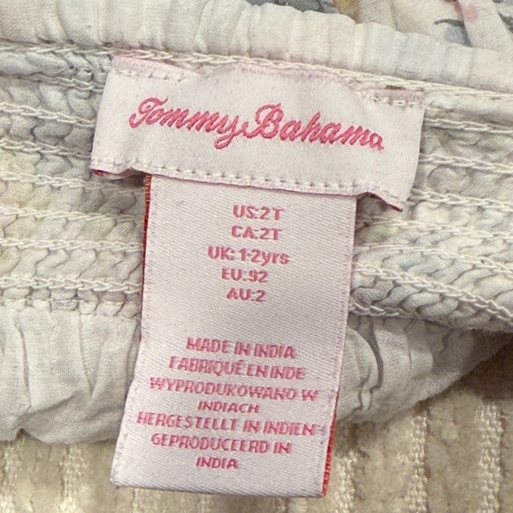 Tommy Bahama Girls Floral Tiered Dress Size 2T Crochet Lace Summer Sundress - Picture 8 of 8